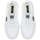 White Logo Trainers, 1, hi-res