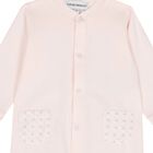 طقم أفرول بنات باللون الأبيض والوردي, 2, hi-res