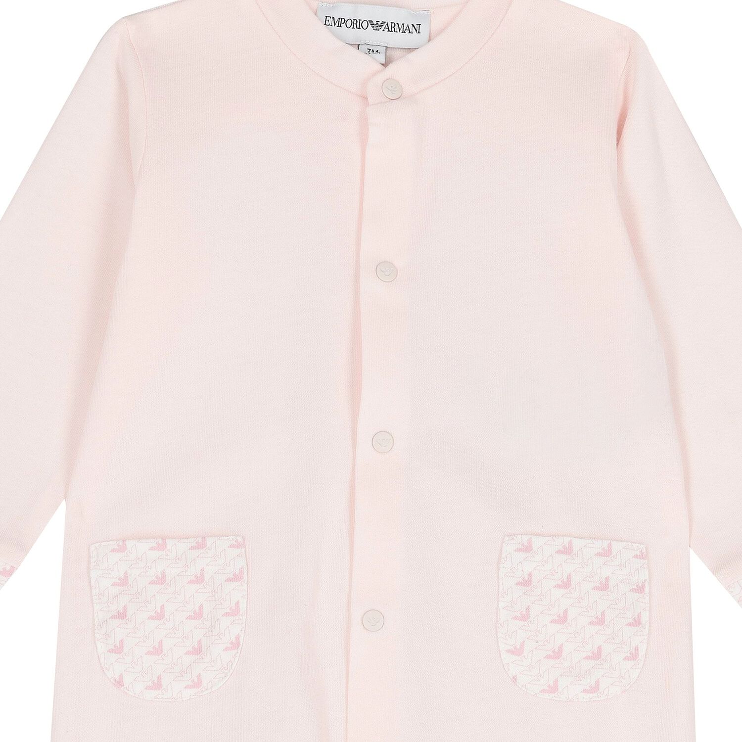 طقم أفرول بنات باللون الأبيض والوردي, 2, hi-res