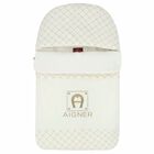 مدس بالشعار باللون العاجي والذهبي, 1, hi-res