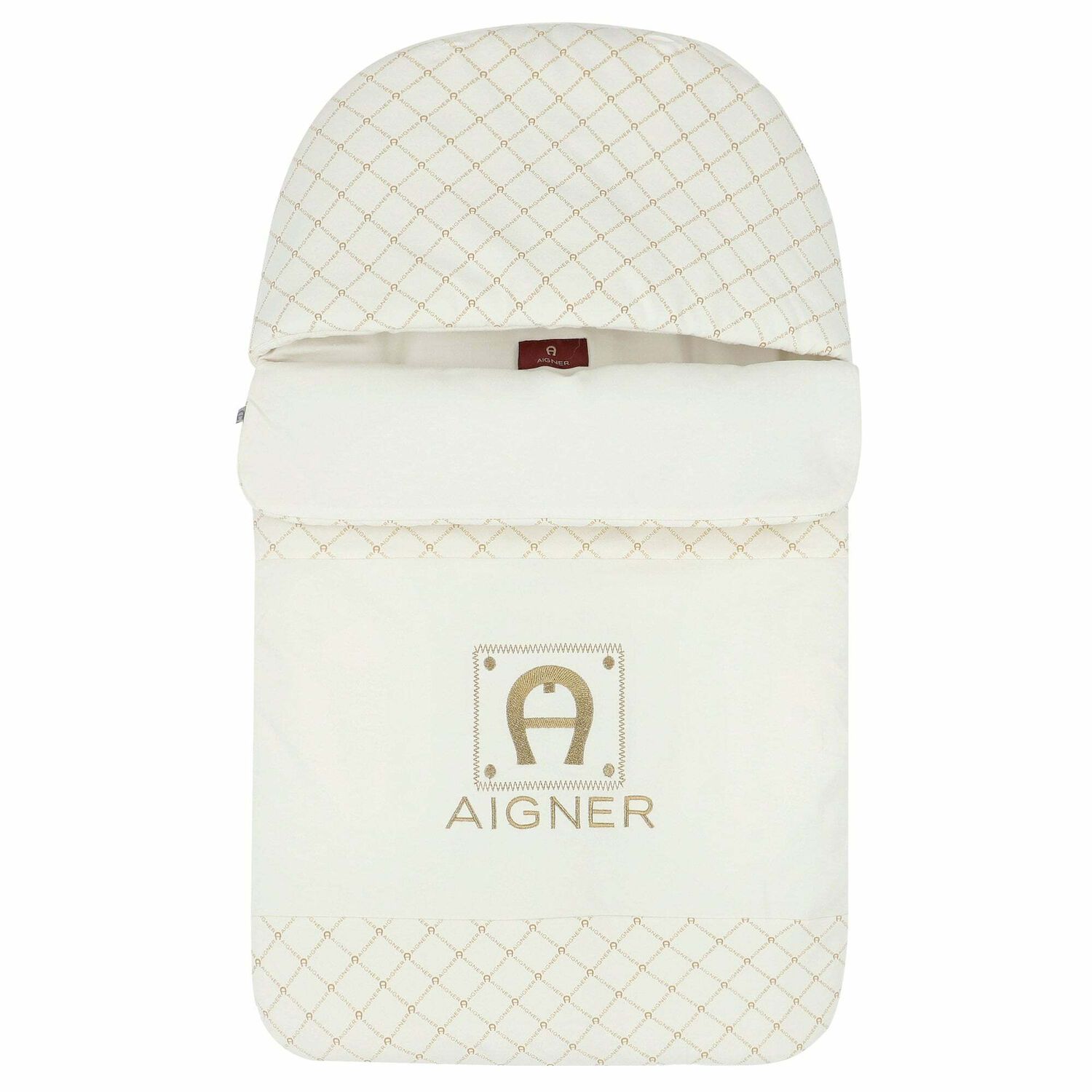 مدس بالشعار باللون العاجي والذهبي, 1, hi-res image number null