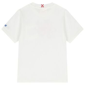 Boys White Octopus T-Shirt