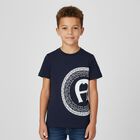 Boys Navy Blue Logo T-Shirt, 3, hi-res