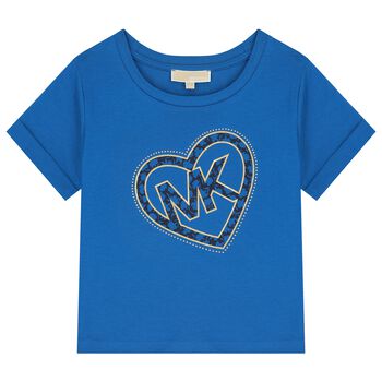 Girls Blue Logo T-Shirt