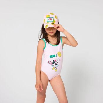 Girls Pink Disney Swimsuit