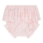 Baby Girls Pink & White Bow Dress Set, 1, hi-res