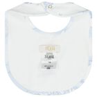 Baby Boys White & Blue Geo Map Babygrow Gift Set , 3, hi-res