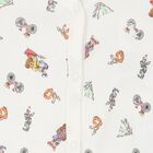 رومبير بنات بطبعة الدب تيدي باللون العاجي, 1, hi-res