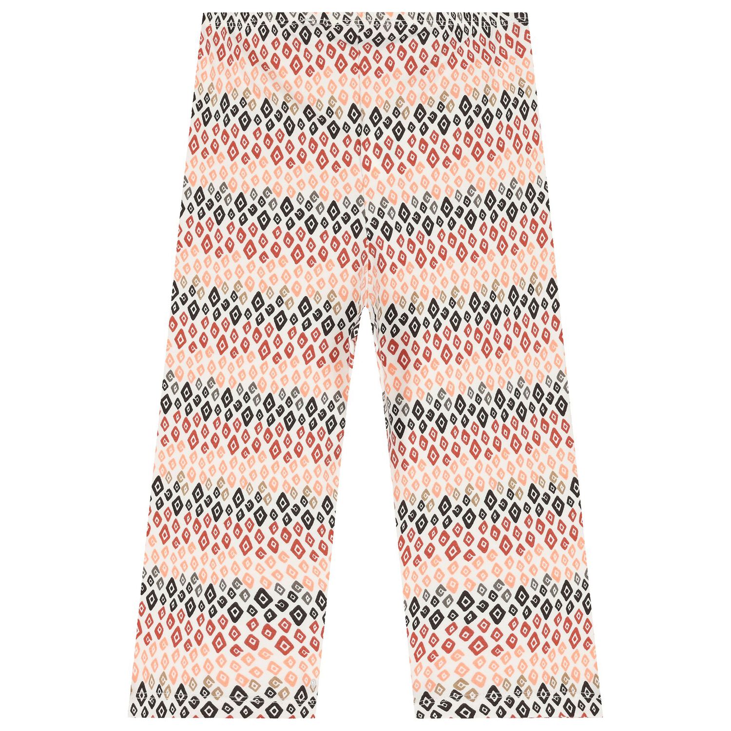 طقم ليجنز بنات باللون الوردي والعاجي , 1, hi-res