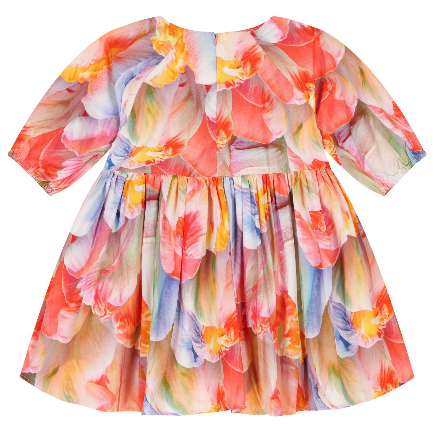 Girls Multi-Coloured Floral Dress, 1, hi-res image number null