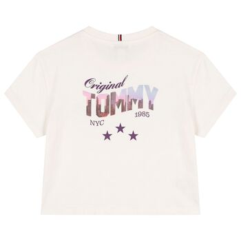 Girls Ivory Logo T-Shirt