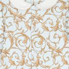 Baby Boys Blue & Gold Babygrow, 1, hi-res