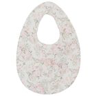 Baby Girls Pink Floral Bib, 1, hi-res