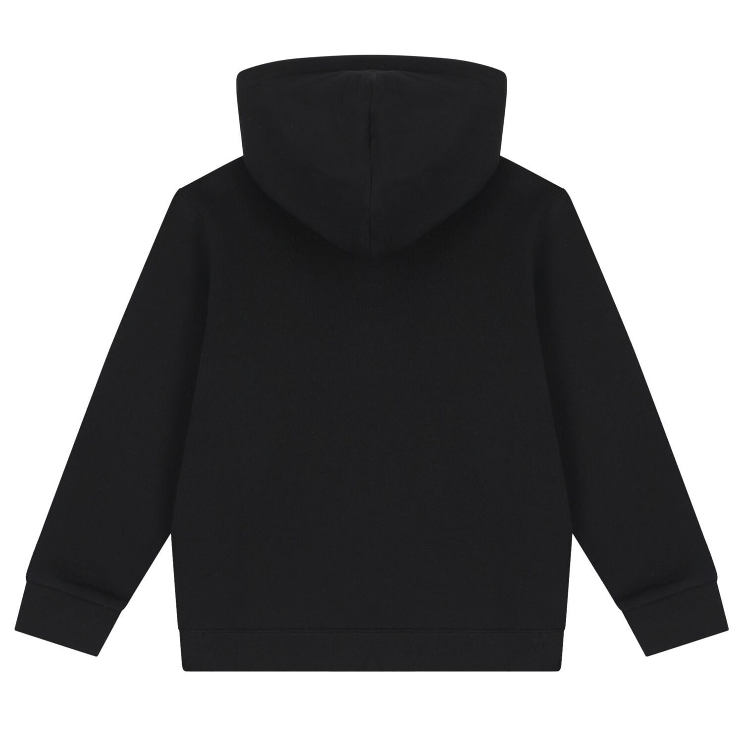 Boys Black Logo Hooded Top, 1, hi-res image number null