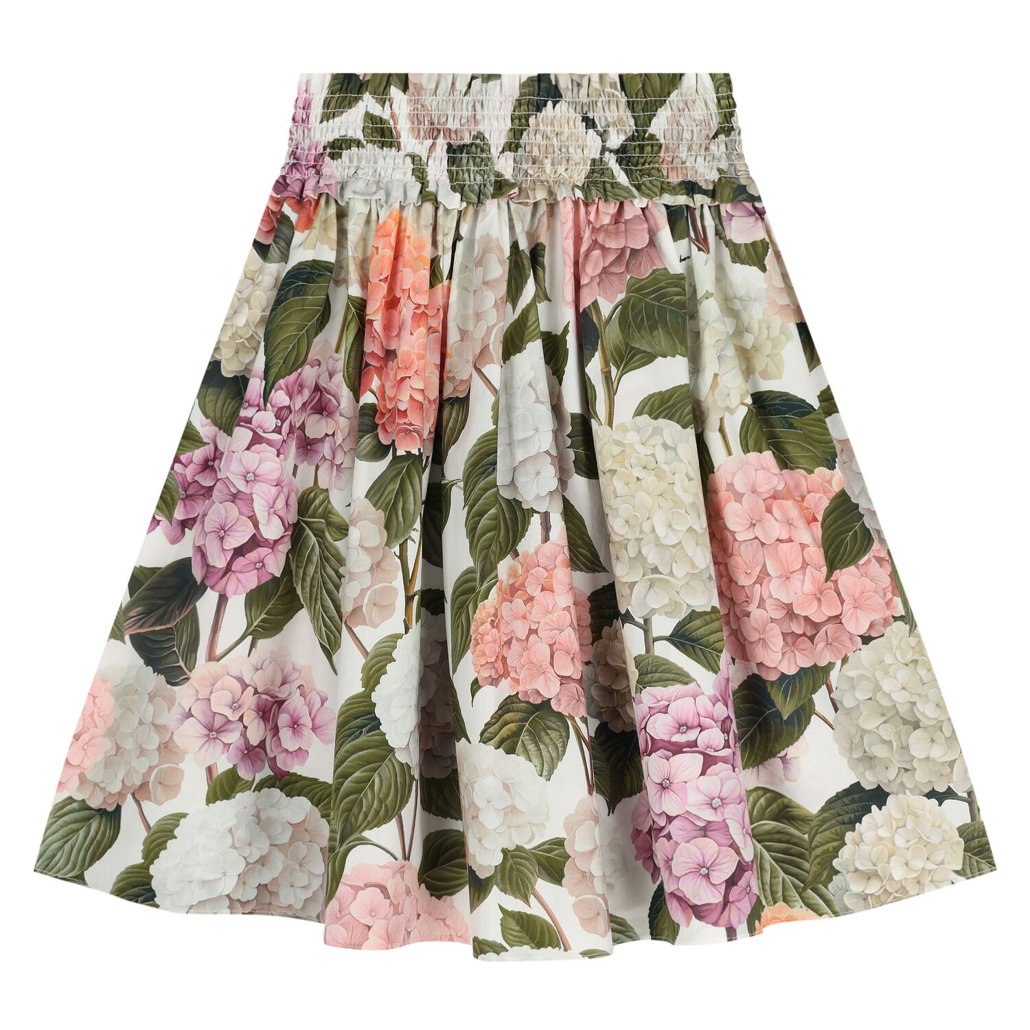 Girls Multi-Coloured Floral Skirt, 1, hi-res