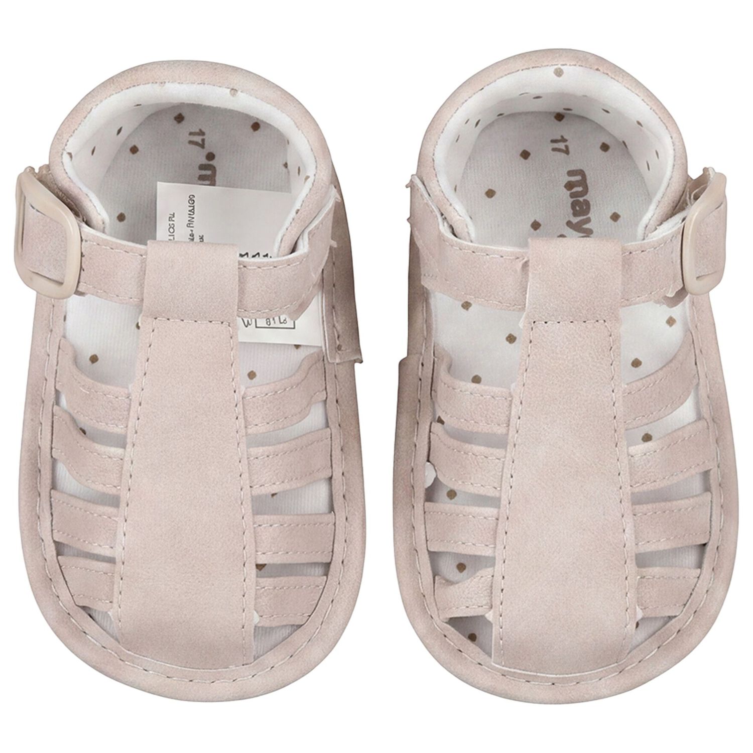 Baby Boys Beige Sandals , 2, hi-res
