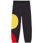 Boys Black Logo Joggers, 1, hi-res