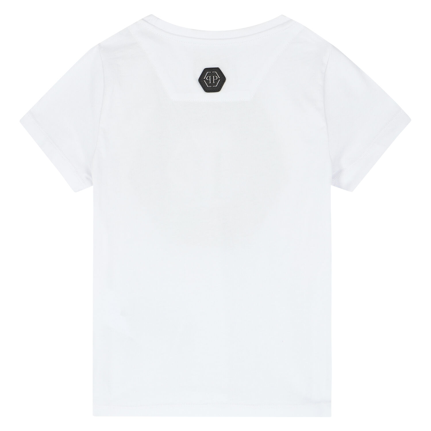 تيشيرت بالشعار باللون الأبيض والأسود, 1, hi-res