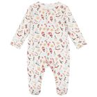 طقم أفرول هدايا بشعار احتفالي باللون الأبيض, 1, hi-res