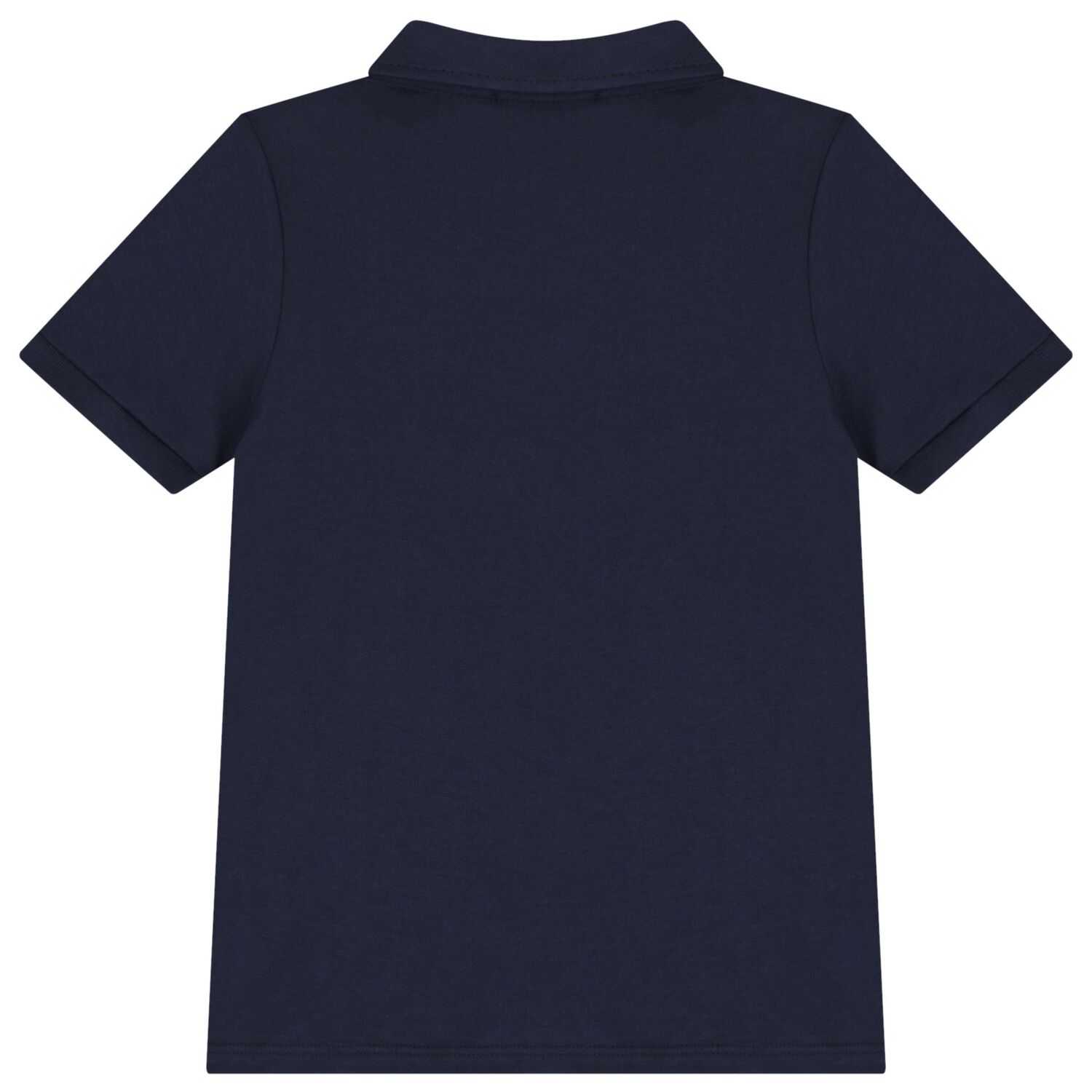 Boys Navy Blue Logo Polo Shirt, 2, hi-res