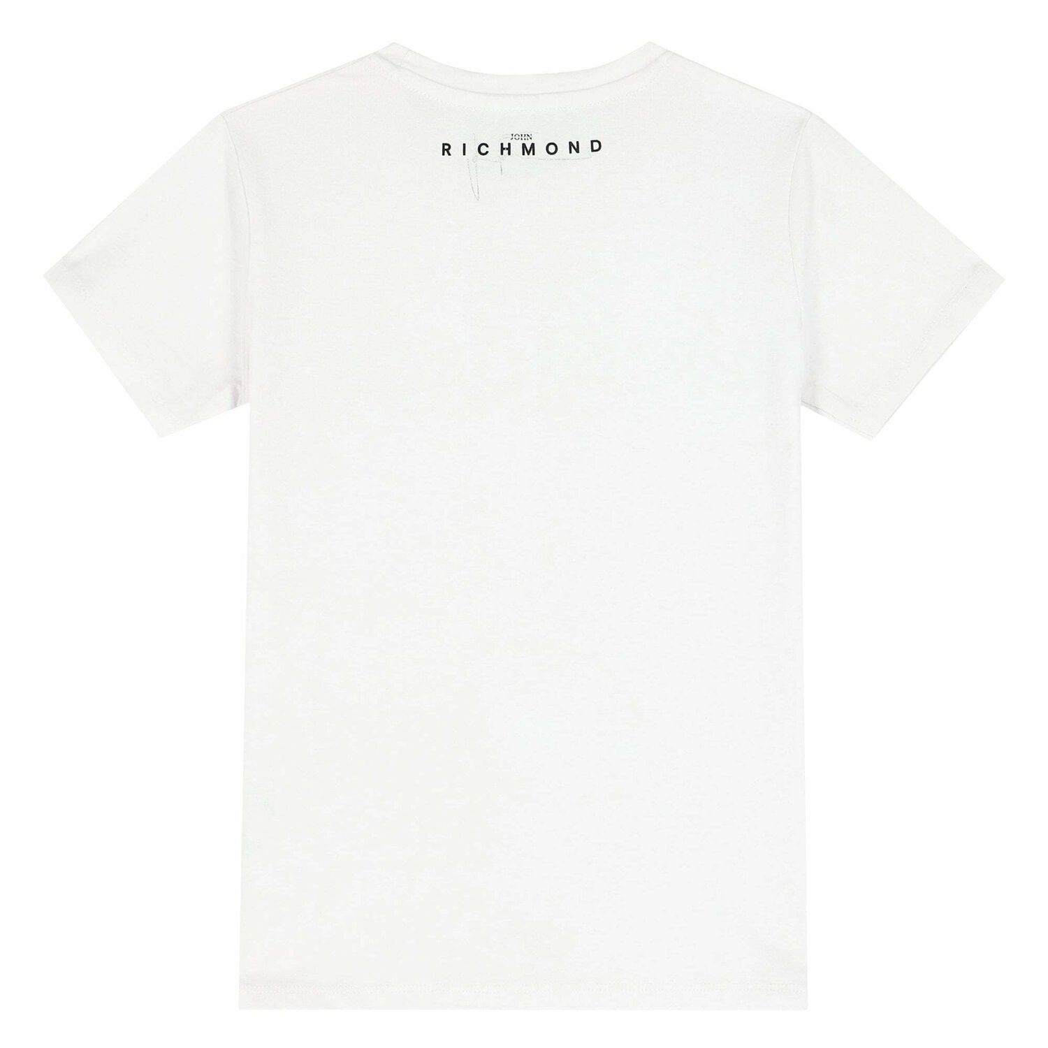 Girls White Embellished T-Shirt, 1, hi-res image number null