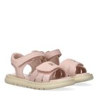 Girls Pink Logo Sandals, 1, hi-res