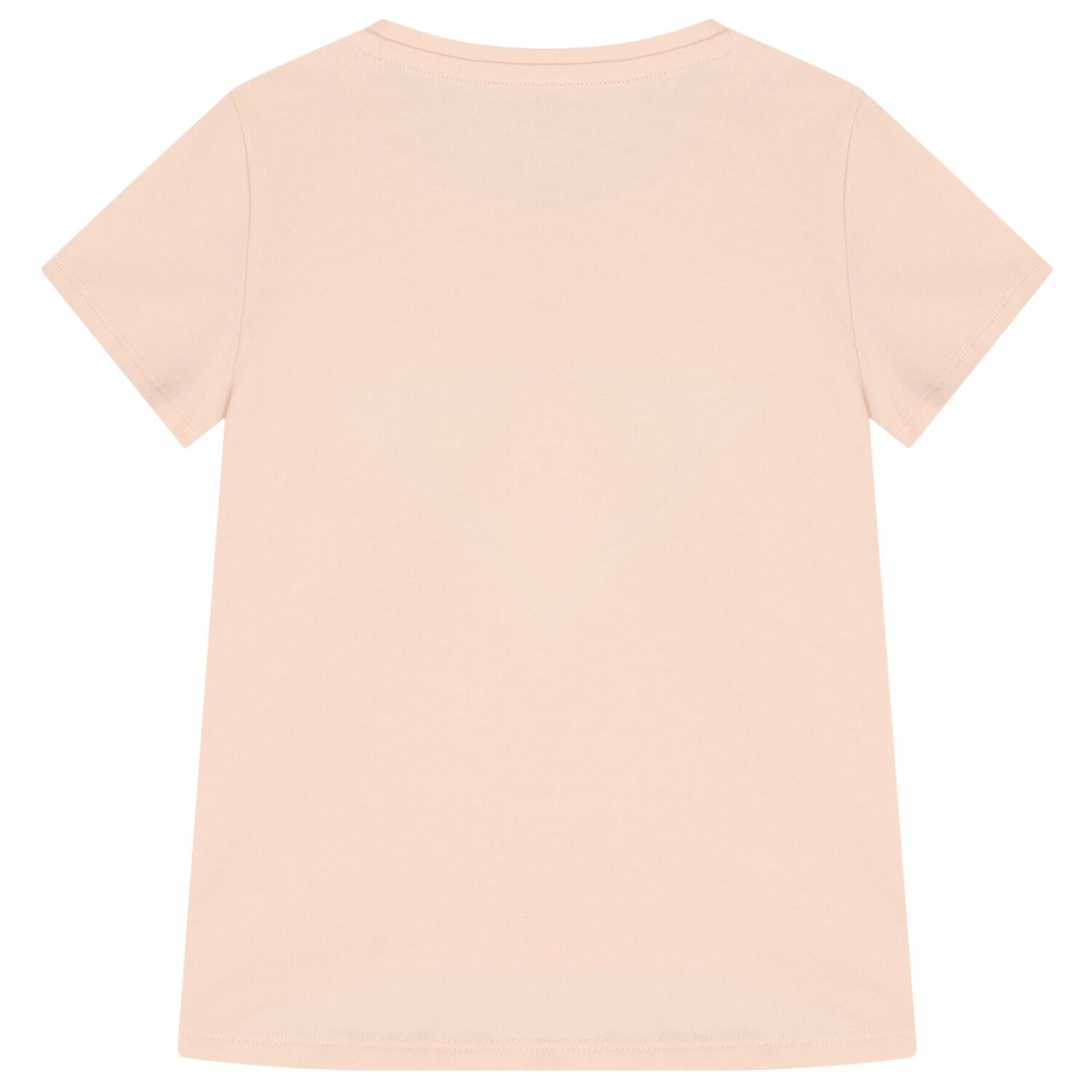 Girls Pink Embellished Logo T-Shirt, 2, hi-res