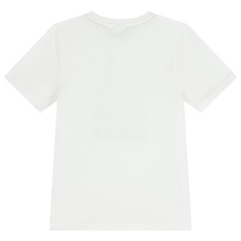 Boys White Logo T-Shirt