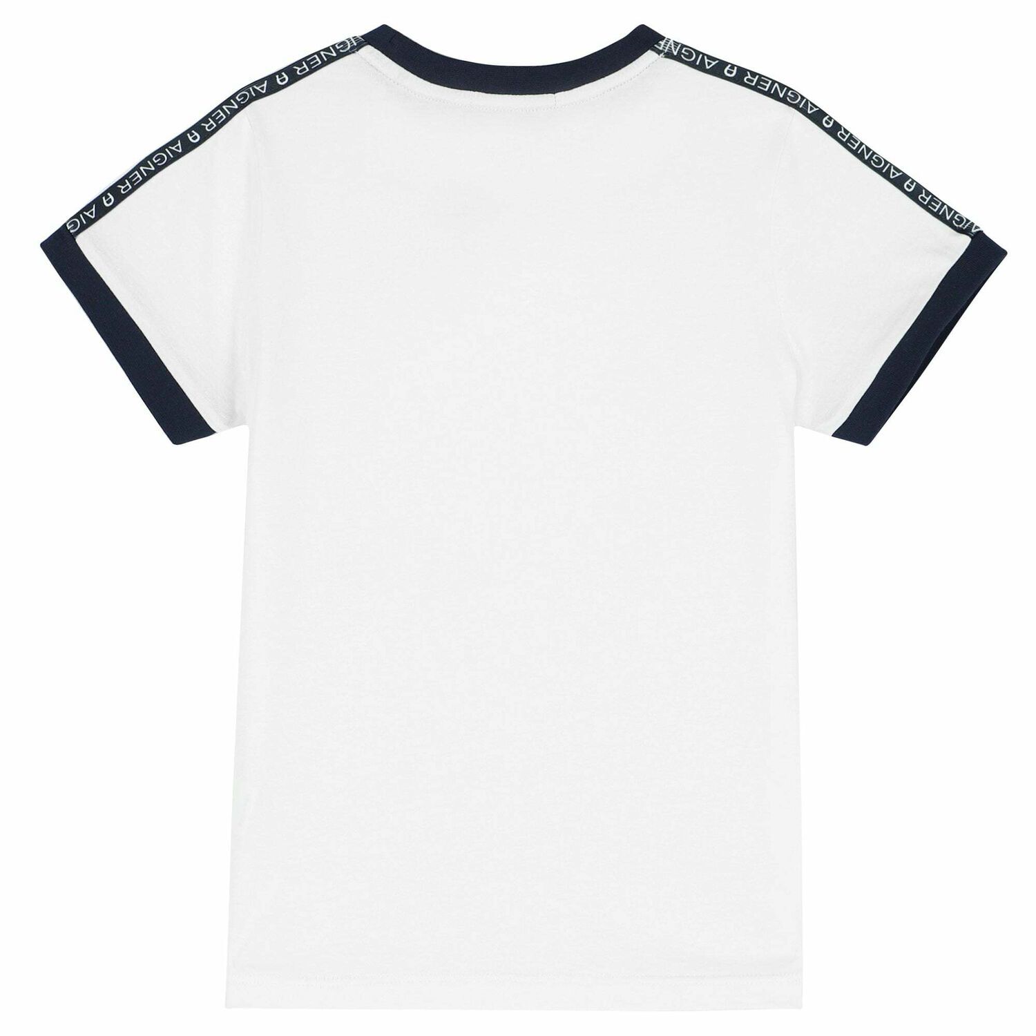 Boys White Logo T-Shirt, 1, hi-res image number null