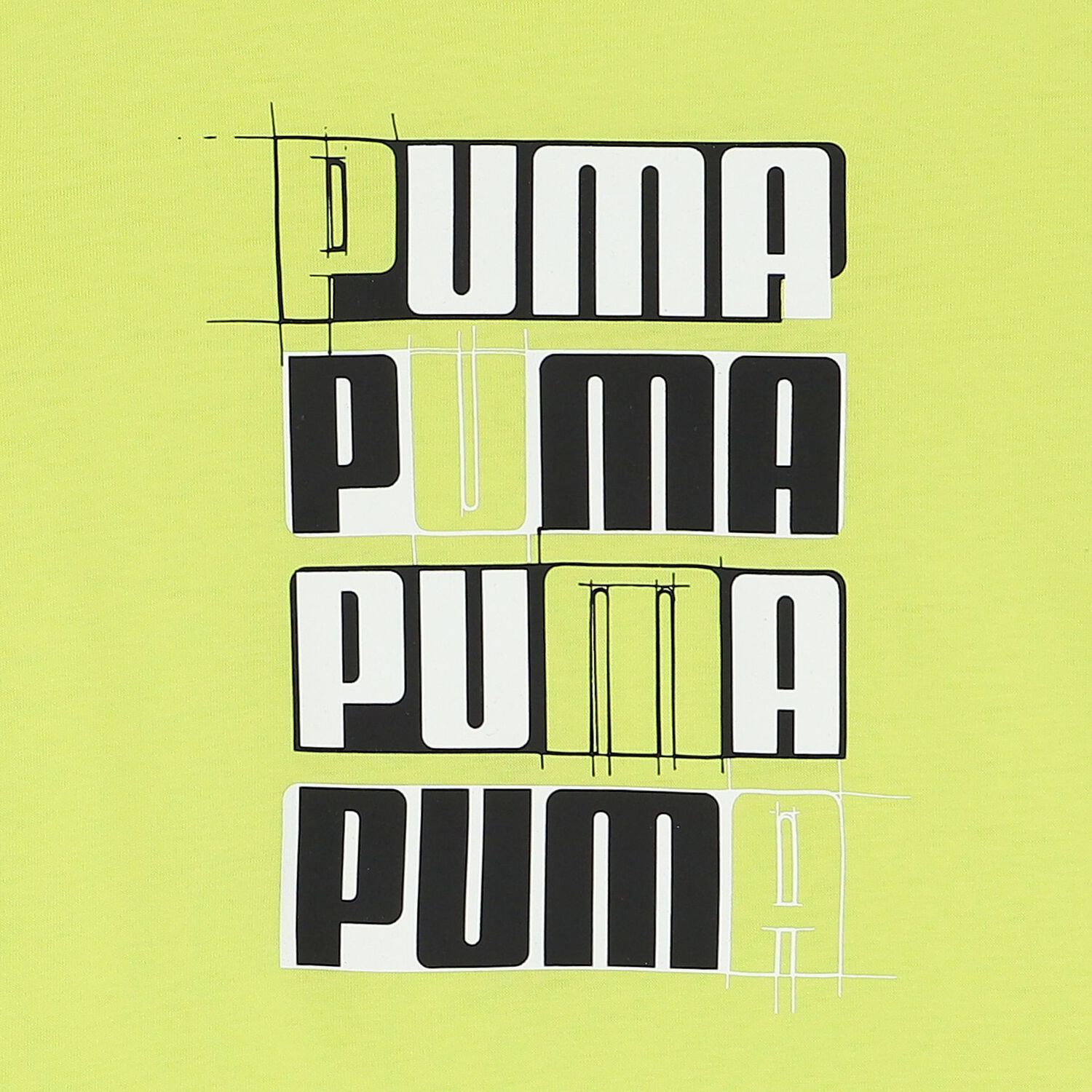 تيشيرت أولاد بالشعار باللون الأصفر نيون, 3, hi-res