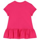 Baby Girls Pink Polo Bear T-Shirt, 1, hi-res