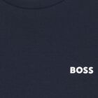 Boys Blue & Navy Blue Logo T-Shirts (2 Pack), 1, hi-res