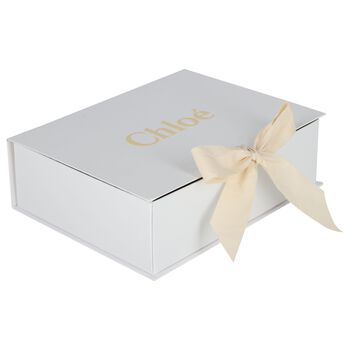 Baby Girls Ivory & Brown Babygrow Gift Set