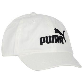 Puma White Logo Caps, 2 White Logo Caps