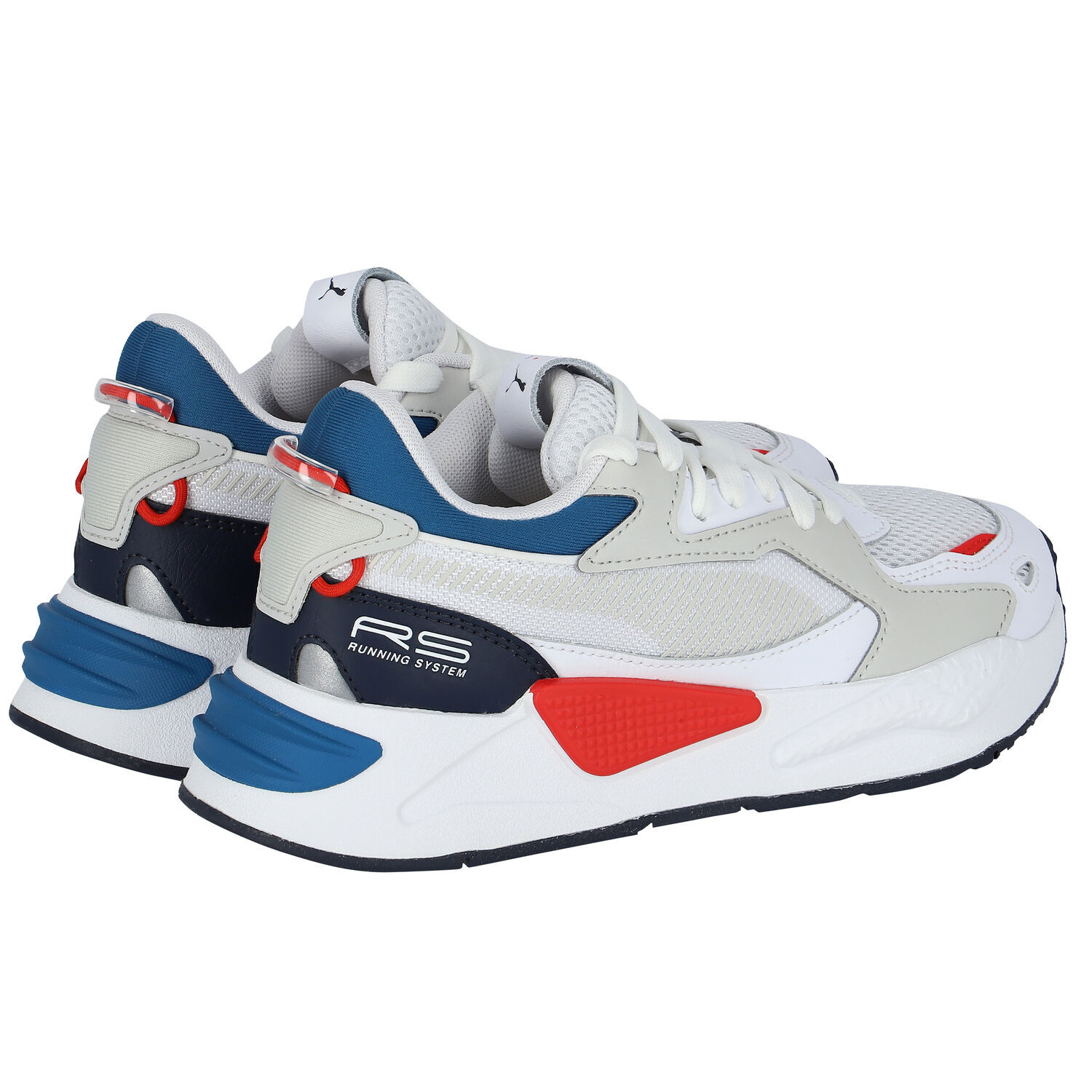 White, Red & Blue RS-Z Core Jr Trainers, 1, hi-res