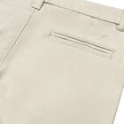 Younger Boys Beige Chino Trousers, 1, hi-res
