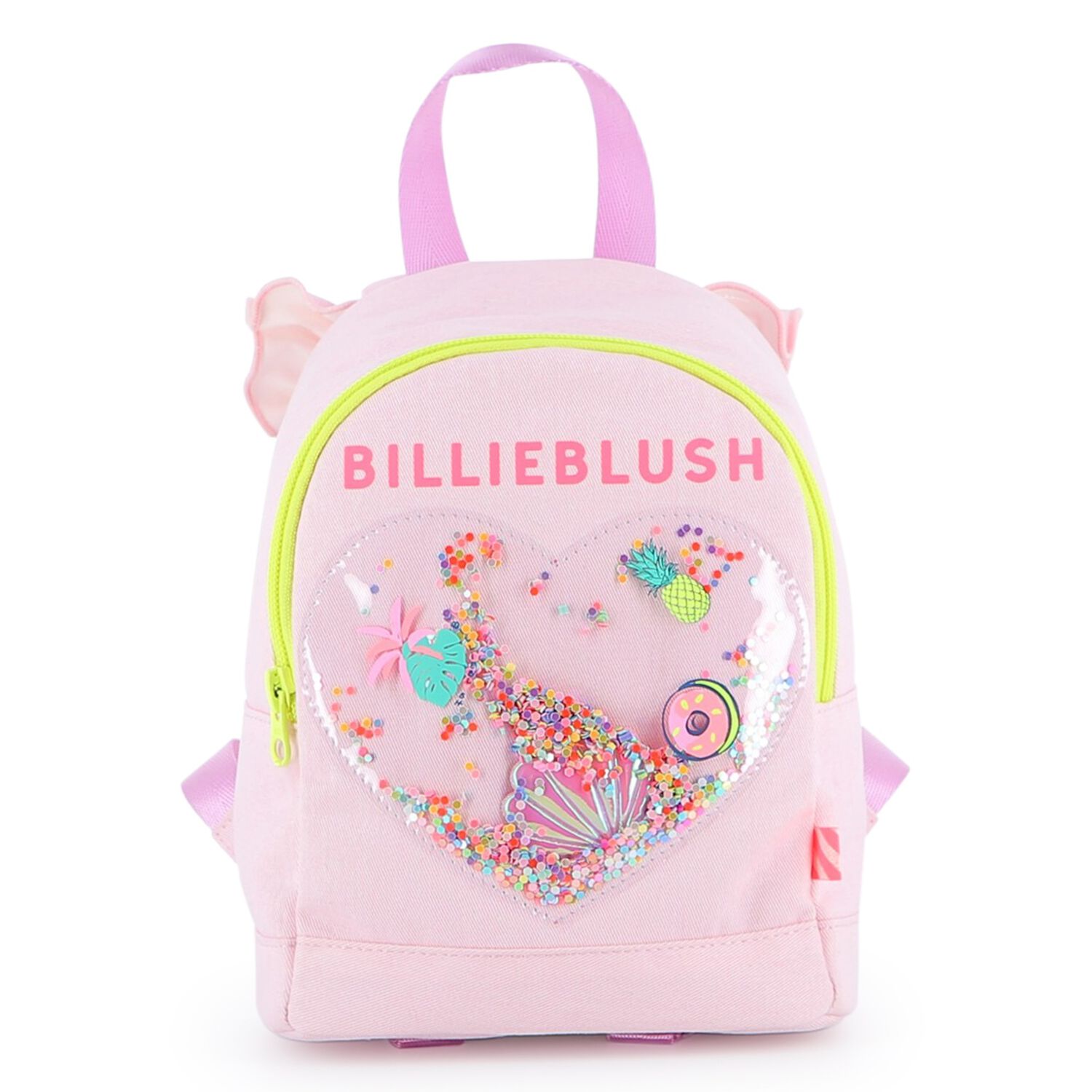 Younger Girls Pink Logo Backpack, 1, hi-res