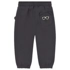 بنطلون رياضي للأطفال باللون الأسود للأولاد, 1, hi-res