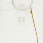 مدس بنات بالشعار باللون العاجى , 1, hi-res