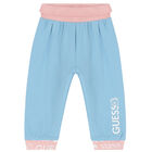 طقم هدية بالشعار باللون الوردى والازرق للبنات, 1, hi-res