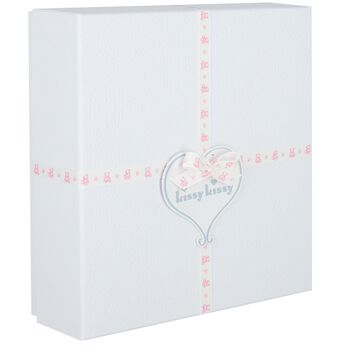 Baby Girls White & Pink Teddy Bear Babygrow Gift Set 