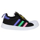 Girls Black Superstar 360 Trainers, 1, hi-res