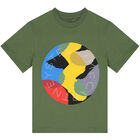 Boys Green Logo T-Shirt, 2, hi-res