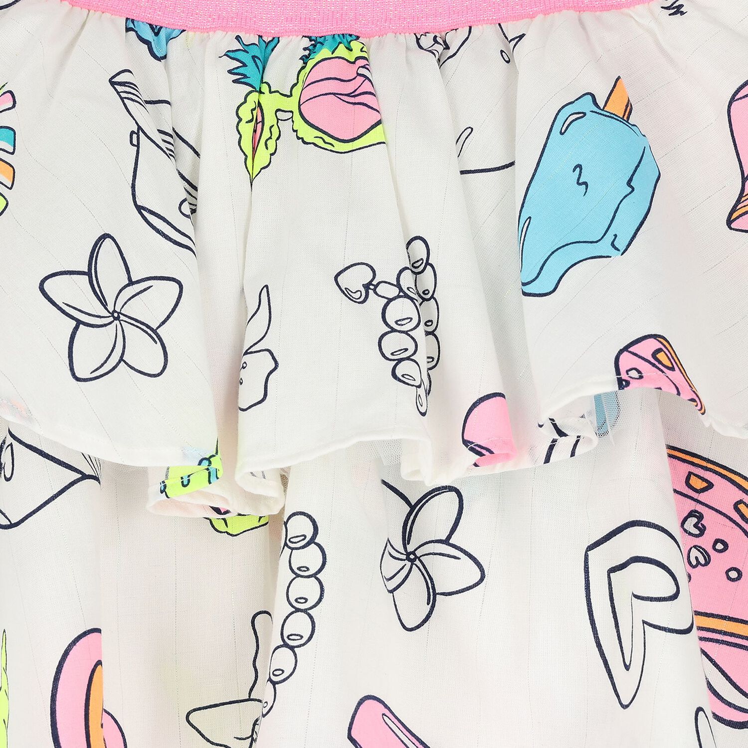 تنورة بنات باللون الابيض, 1, hi-res image number null