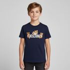 Navy Blue Teddy Bear Logo T-Shirt, 2, hi-res
