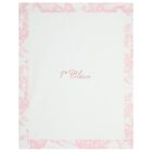 طقم هدايا ملابس اطفال بتصميم خريطة جغرافية باللونين الابيض و الوردي للبنات , 1, hi-res