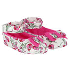 حذاء قبل المشي باللون الأبيض والوردي للبنات, 1, hi-res