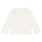 طقم تنورة بنات باللون العاجي و الوردي, 1, hi-res