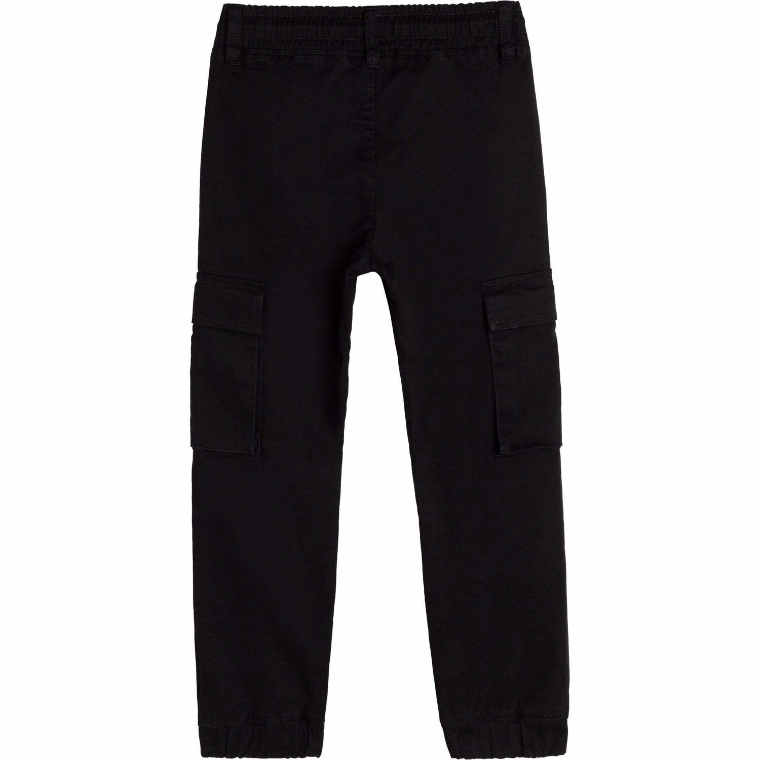 Boys Black Logo Trousers, 1, hi-res image number null