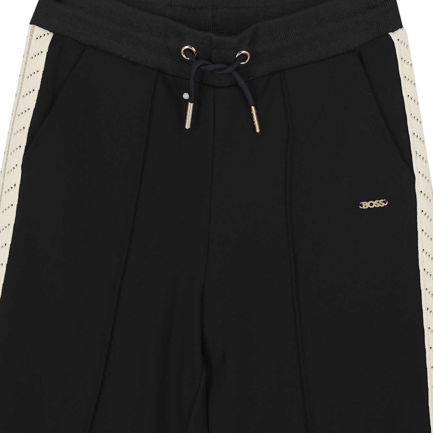 بنطلون بنات بالشعار باللون الاسود , 1, hi-res image number null